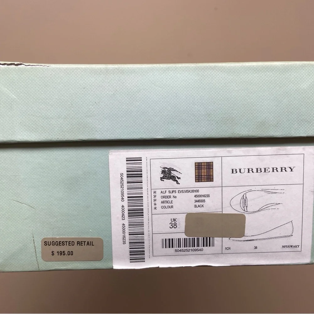 Burberry Satin Slipper - Picture 5 of 7